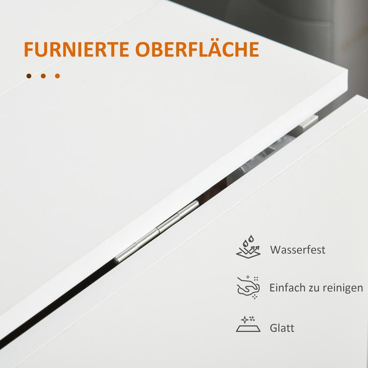 Produktbild Homcom Klapptisch mit klappbarer Tischplatte (120 x 80 x 73 cm)