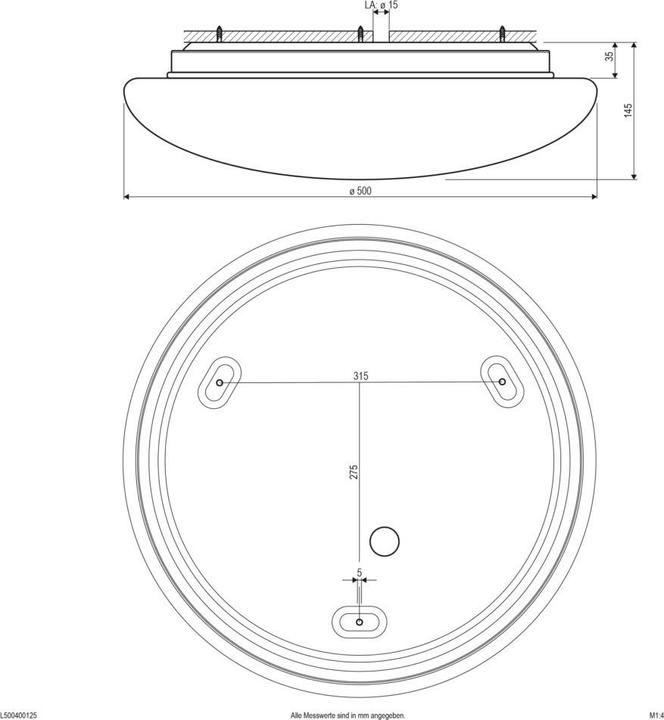 Produktbild EVN LED-Anbauleuchte (4250 lm)