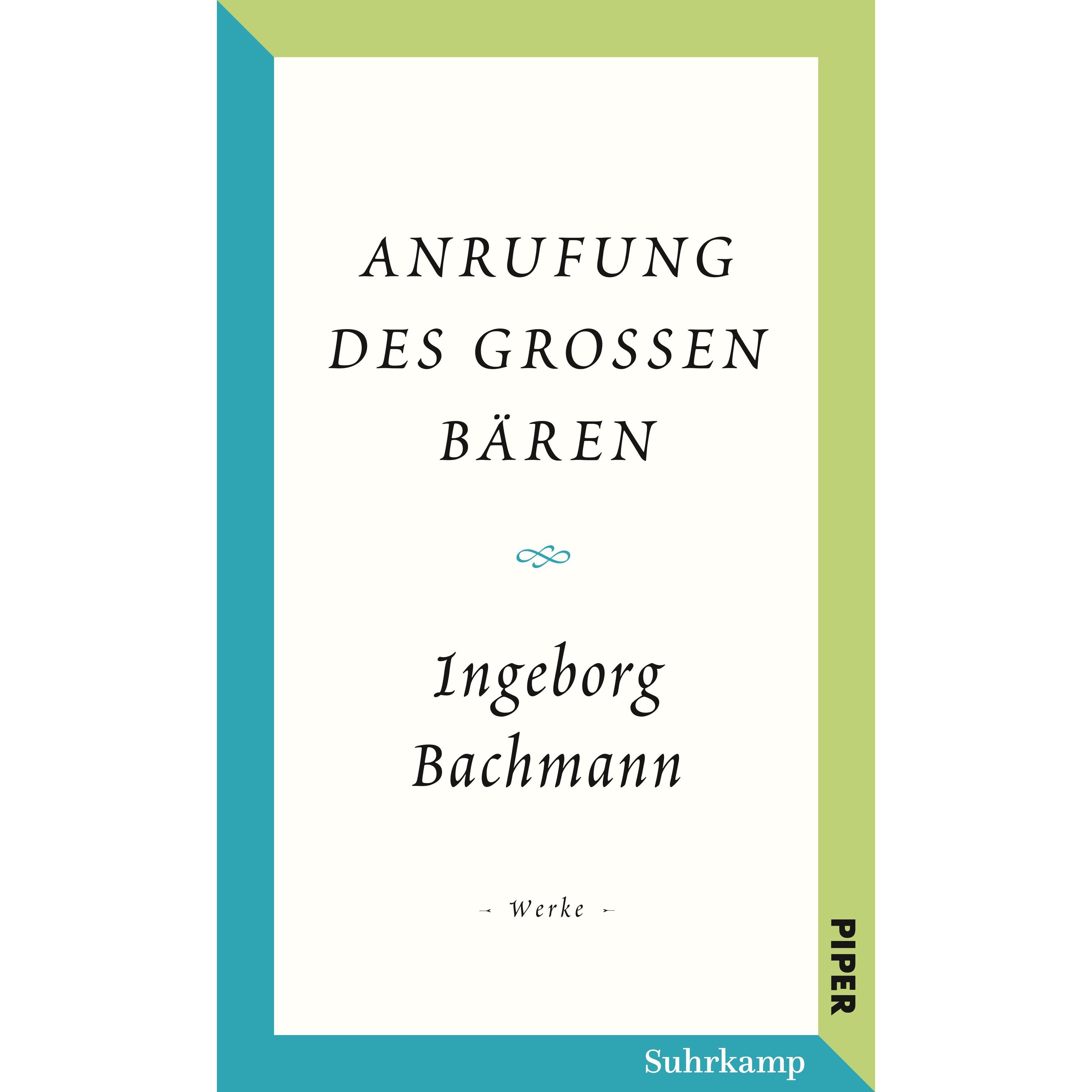 Salzburger Bachmann Edition, Belletristik von Ingeborg Bachmann, Hans Höller, Luigi Reitani