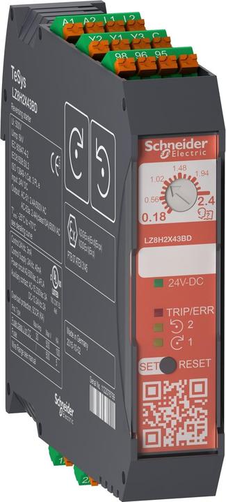 Actual product image Schneider Electric TeSys H STO Rev 6.5A 24VDC Push