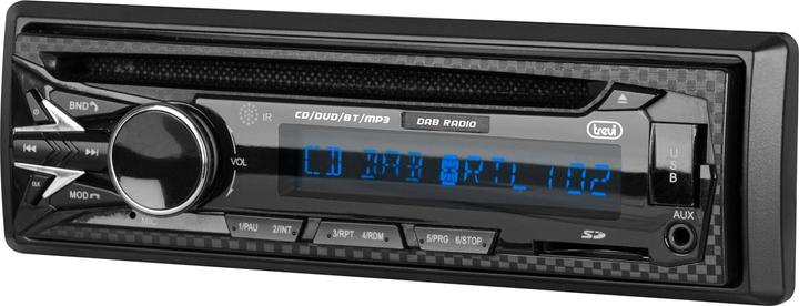 Actual product image Trevi XCD 5790 DAB - CD/DVD/DAB+ car stereo system, USB/SD card input, Audio AUX IN, power 180