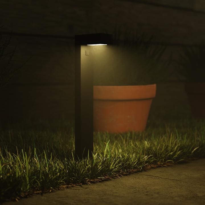 Actual product image Hombli Smart Outdoor Pathway Light, Black (3-pack) (300 lm, IP65)