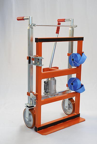 Image du produit Rrr Diable élévateur, hydraulique, lot de 2, force 4000 kg, levée 200 mm.