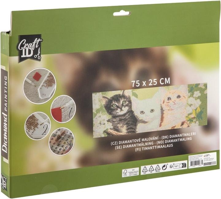 Produktbild Grafix CRAFT ID Diamantové malování KoÅ¥ata 75x25cm
