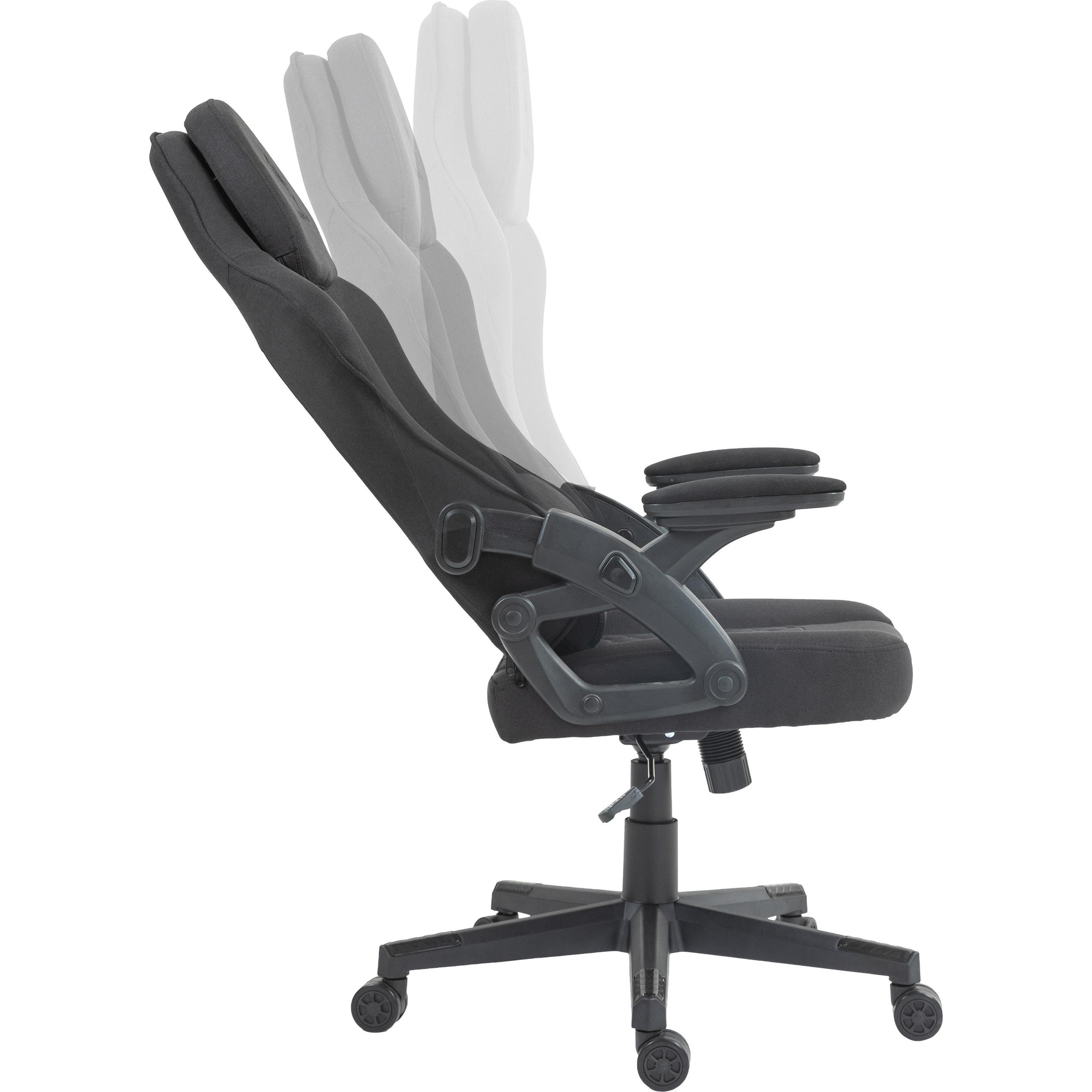 Thumbnail - Deltaco DC130 Gamingstuhl Soft Woven Mesh, schwarz, Gaming Stuhl, Schwarz