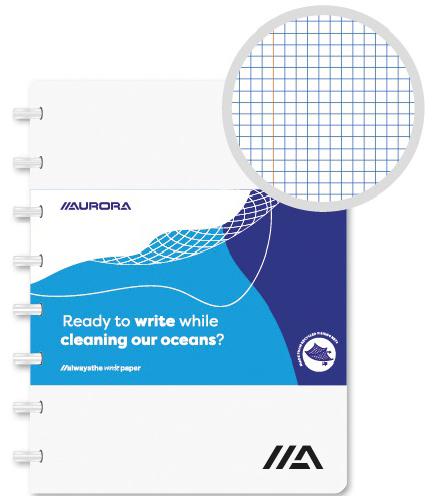 Adoc OCEAN WASTE - Ringbuch (A5, Kariert)
