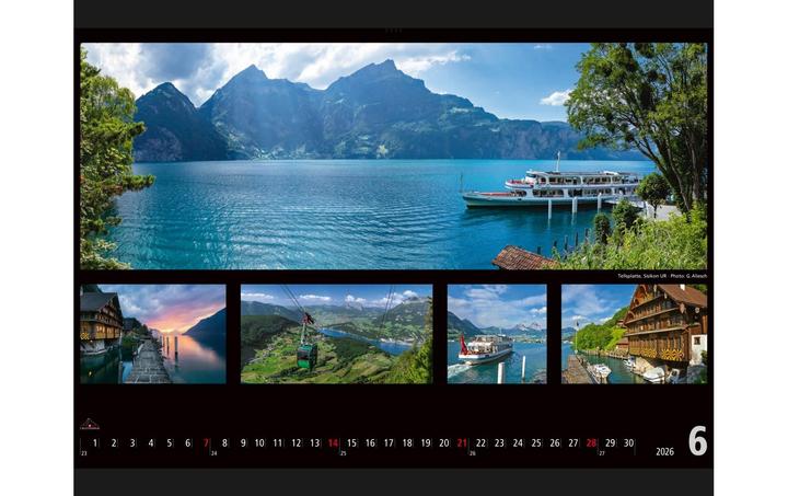 Image du produit Panoramic Switzerland 2026 (32 x 48 cm)