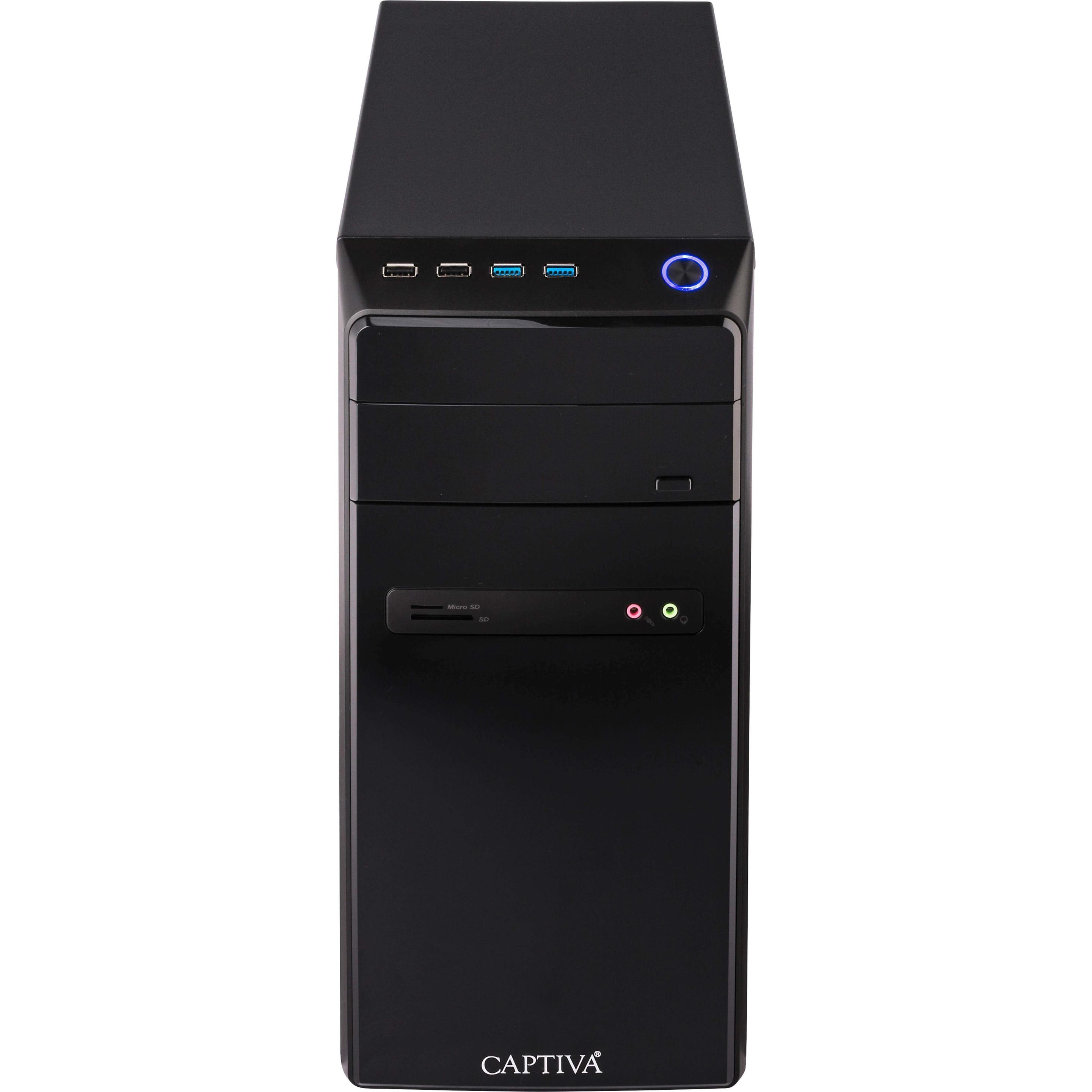 Thumbnail - Captiva Power-Starter I72-148 Core i3 UHD Graphics (Intel Core i3-13100, 16 GB, 1000 GB, UHD Graphics 730), PC, Schwarz