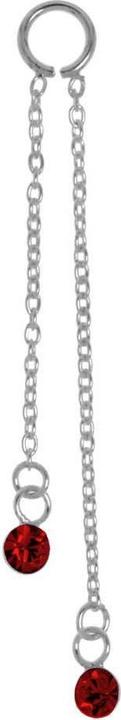 Immagine prodotto Bijouteria Piercing pendente (Vetro (di orologio), Argento 925)