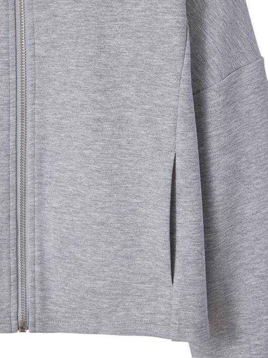 Actual product image Jonen Kurze Mädchen Sweatjacke mit Kapuze (140)