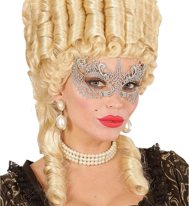 Actual product image Widmann Spitzenmaske mattgold - Karneval Faschingsmaske