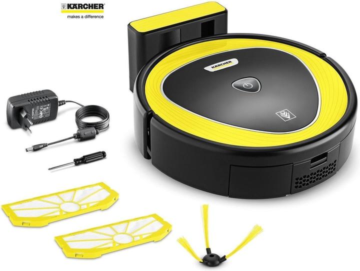 Actual product image Kärcher Karcher RC-3 Robot dust cleaner robot vacuum cleaner with app.Operation, 14.8 Volt, 71 dB (A) (No wiping system)