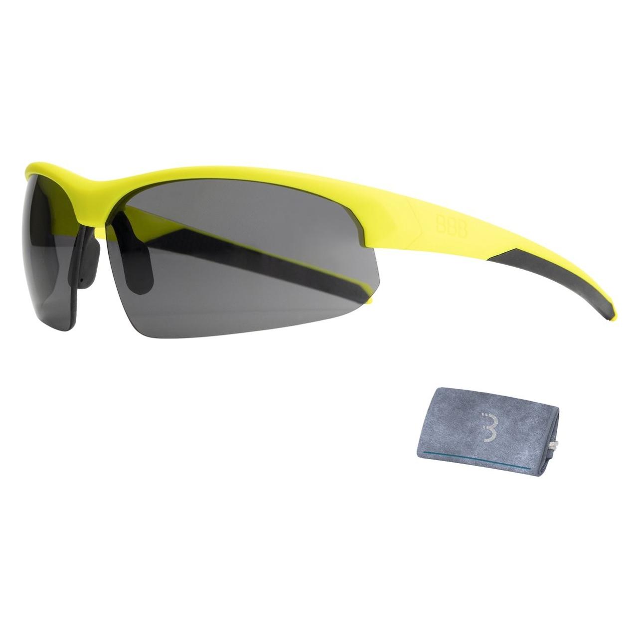 Bbb, Unisex, Sportbrille, Impress Fahrradbrille (Gelbglas, Klar, Rauchglas), Gelb