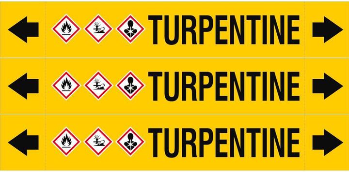 Energie-Label Brady ASME - Rohrmarkierer - Turpentine