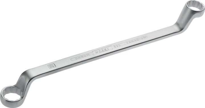 Immagine prodotto HAZET Chiave a doppio anello 630-21X23 ∙ Profilo a doppio esagono esterno ∙ 21 x 23 mm (23 mm, 21 mm)
