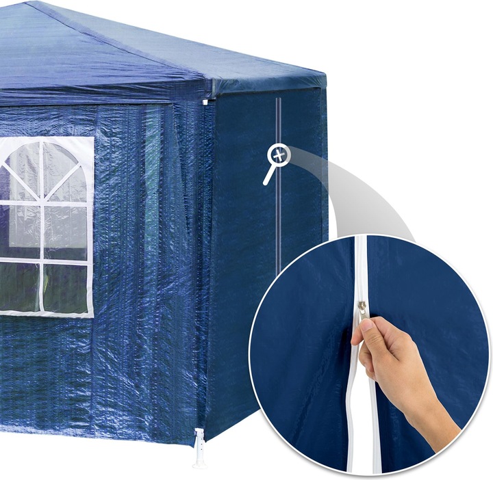 Image du produit tectake Barnum Elasa 9x3m avec 8 éléments latéraux (900 cm, 300 cm)