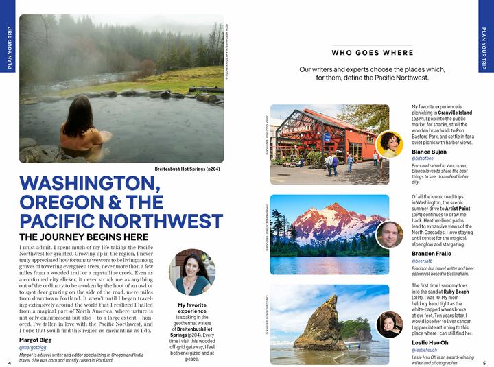 Image du produit Washington, Oregon & the Pacific Northwest (Anglais, Amy Sung, Bianca Bujan, Brandon Fralic, Britany Robinson, La planète solitaire, Leslie Hsu Oh, Leviton Alex, Margot Bigg, Michael Kohn, 2024)