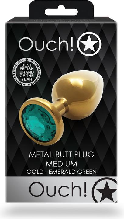 Immagine prodotto Ouch! Plug anale rotondo a forma di gemma - Medio