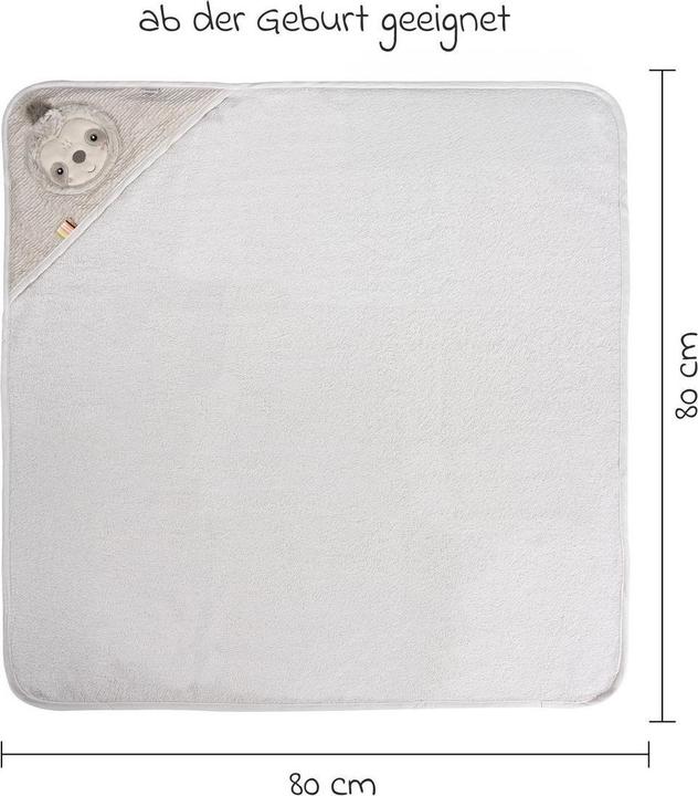 Produktbild Fehn Kapuzenbadetücher & Handtücher 2-tlg. Bade-Set - Kapuzenbadetuch & Waschhandschuh