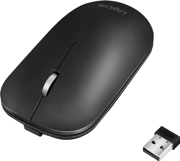 Actual product image LogiLink Kabellose Maus, 2,4 GHz, USB-A-Dongle, schwarz (Wireless)