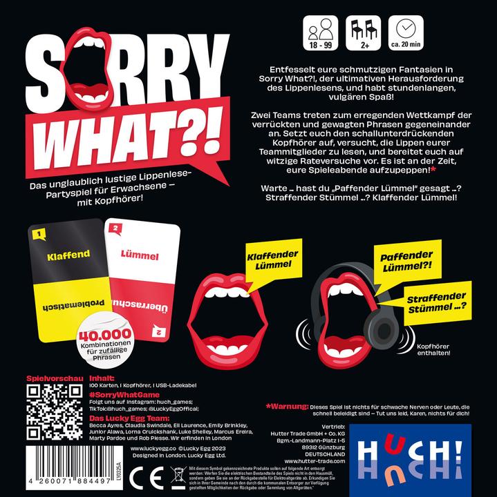 Produktbild Sorry What?! (d) (Deutsch, 2 - 6 Spieler)