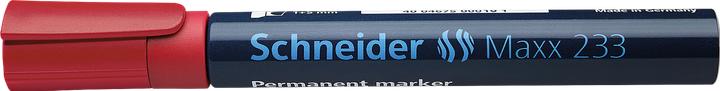 Actual product image Schneider Maxx 233 permanent marker Line width: 1-5 mm Writing colour: red (1x)