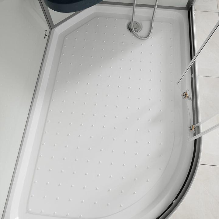 Produktbild Home Deluxe Dampfdusche mit Wasserfall Dampfsauna MANTA XL, 120x80x220cm - Links