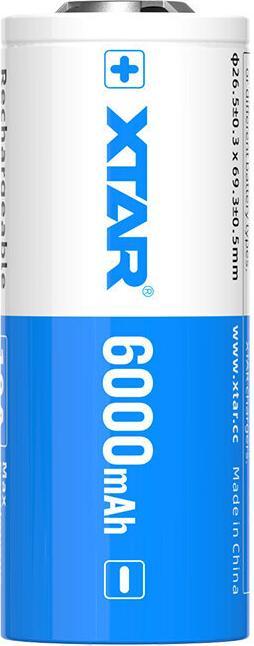 Produktbild 26650 6000mAh Akku mit Schutz (1 Stk., 26650, 6000 mAh)