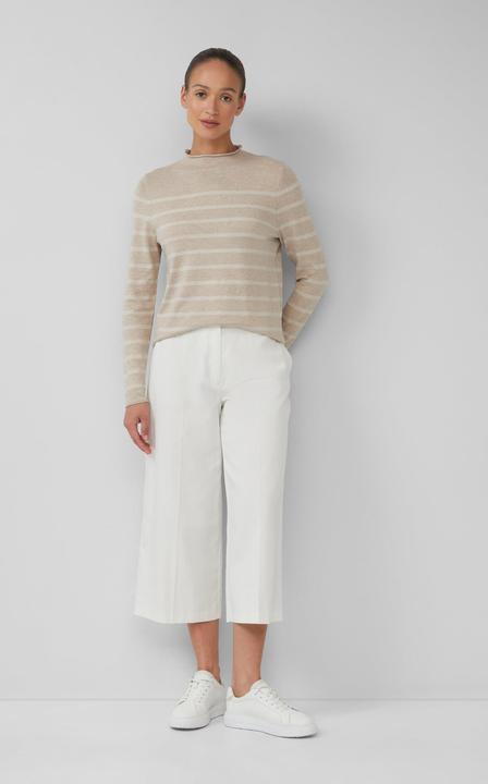 Produktbild s.Oliver Strickpullover Feinstrickpullover aus Viskosemix mit Glitzerstreifen (44)