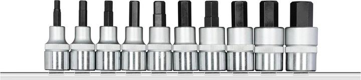 Produktbild Gedore Red red R62558110 Schraubendrehereinsätze 1/2 +Leiste 10-teilig (19 mm, 6 mm, 12 mm, 14 mm, 16 mm, 10  mm, 18 mm, 7 mm, 17 mm, 11 mm, 5 mm, 15 mm, 8 mm, 9 mm, 13 mm)