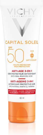Vichy Capital Soleil 3-in-1 (Sun cream face, SPF 50, 50 ml, 72 g)