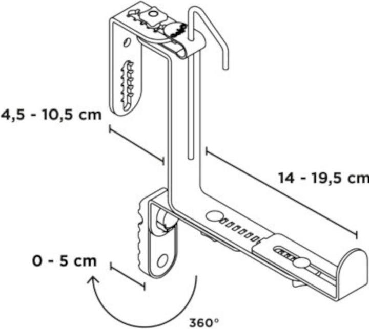 Produktbild Geli Blumenkastenhalter betonf