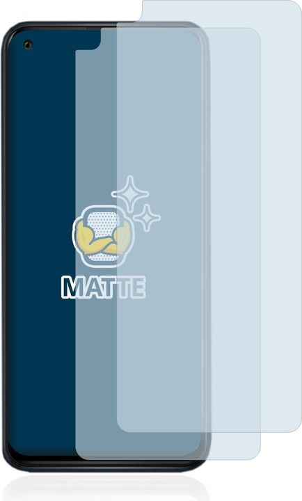 Actual product image BROTECT Anti-glare screen protector matt (2 Piece, Wiko View 5 Plus)