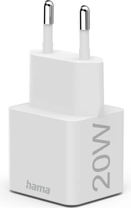 Image du produit Hama Chargeur rapide avec câble de charge Lightning, mini-chargeur, PD, 20W, 1m, blanc (20 W, 1 portion)