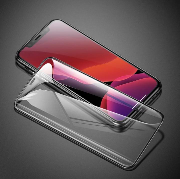 Actual product image Baseus 0.3mm Full-screen and Full-glass Tempered Glass Film(2pcspack+Pasting Artifact) for iP XS Max/11... (2 Piece, Apple iPhone XS Max, Apple iPhone 11 Pro Max)