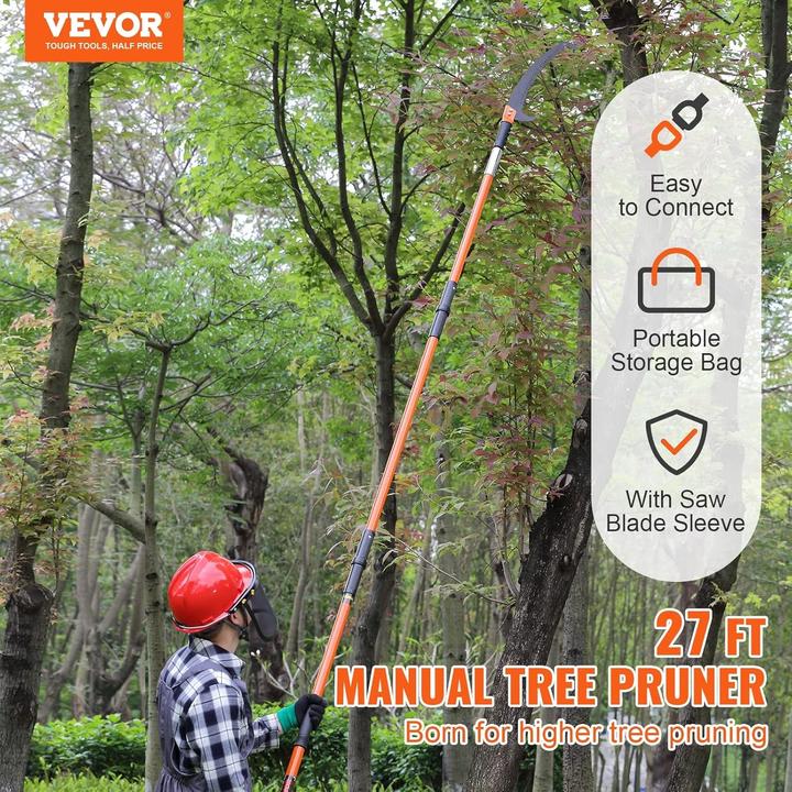 Actual product image Vevor Telescopic pruning saw