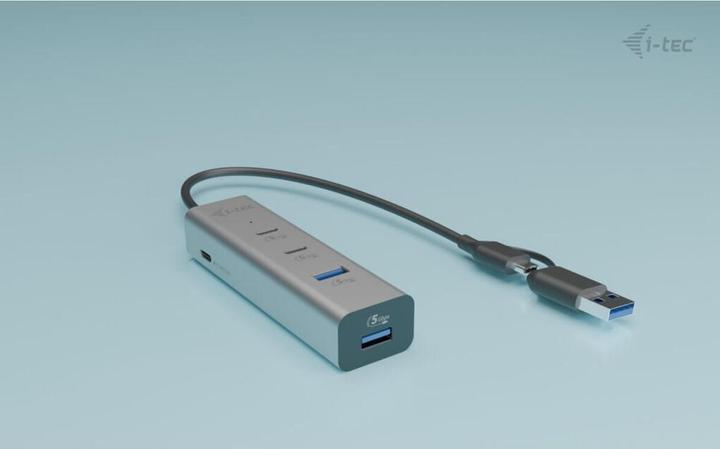 Produktbild i-tec Universal Charging Metal HUB 2x USB-C 3.2 Gen.1 + 2x USB-A 3.2 Gen.1 1x USB-C PD 85W (USB-A, USB-C, 4 Ports)
