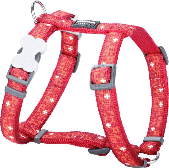 Harnais pour chien Swiss Cross, rouge, L