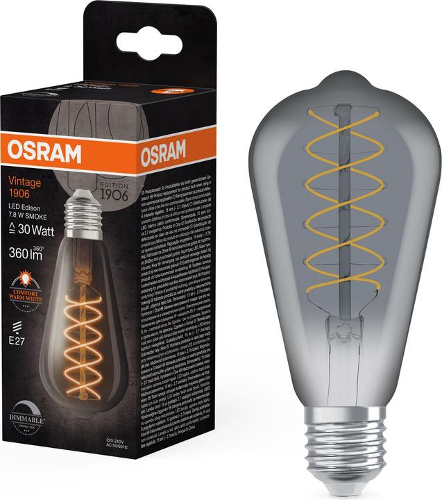 Immagine prodotto Osram Lampada vintage a LED (E27, 360 lm, 1 x)