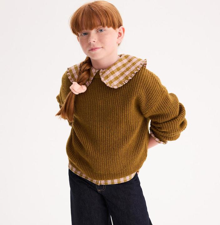 Produktbild La Redoute Collections Pullover mit rundem Ausschnitt (110, 116)