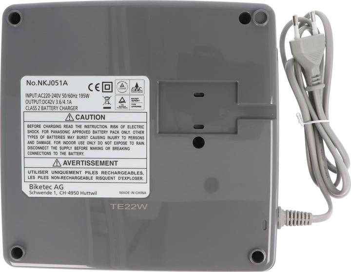 Image du produit Panasonic Chargeur rapide adaptable sur Flyer T8 Deluxe (Chargeur de vélo électrique)