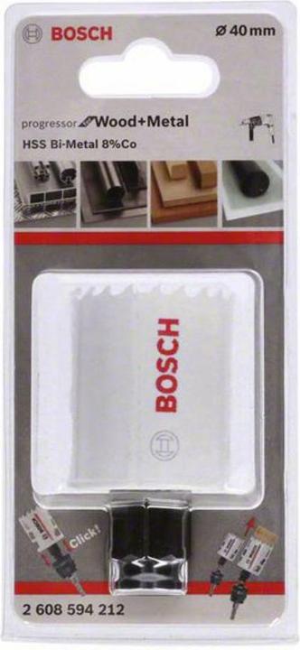 Actual product image Bosch Professional Zubehör Saw ring HSS-Co Bi-metal SDS-Click (40 mm)