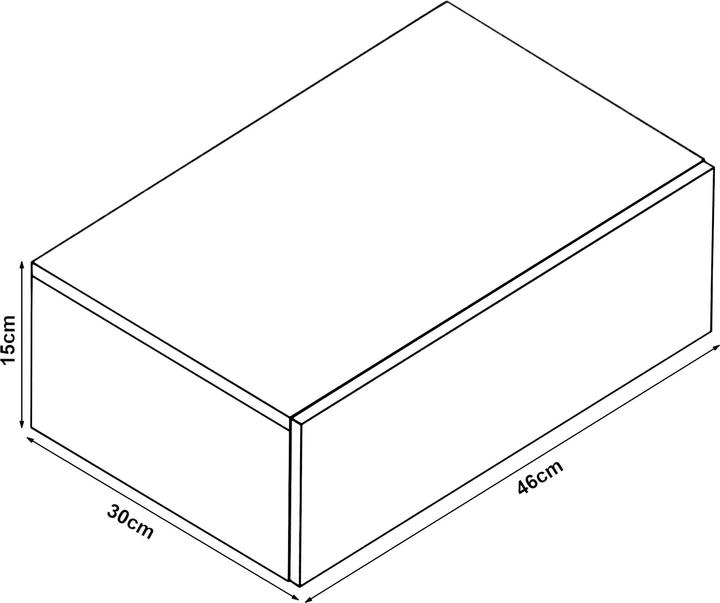 Actual product image En.Casa Oslo (30 x 15 x 46 cm)