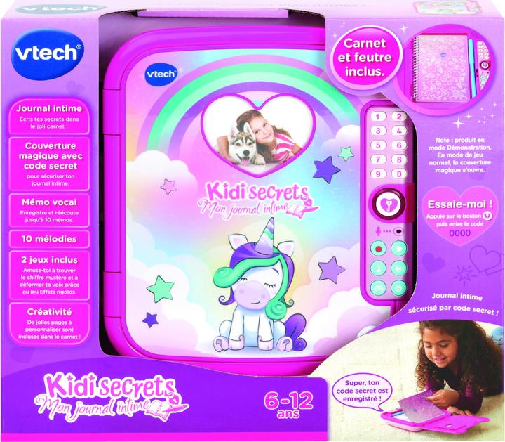 Image du produit VTech Kidisecrets mon journal intime FR (Français, 6 - 12 Années)