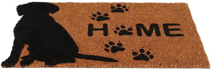 Actual product image Esschert Design Doormat Dog "Home" 74.5 cm x 45.4 cm (74.5 x 45.5 x 1.5 cm)