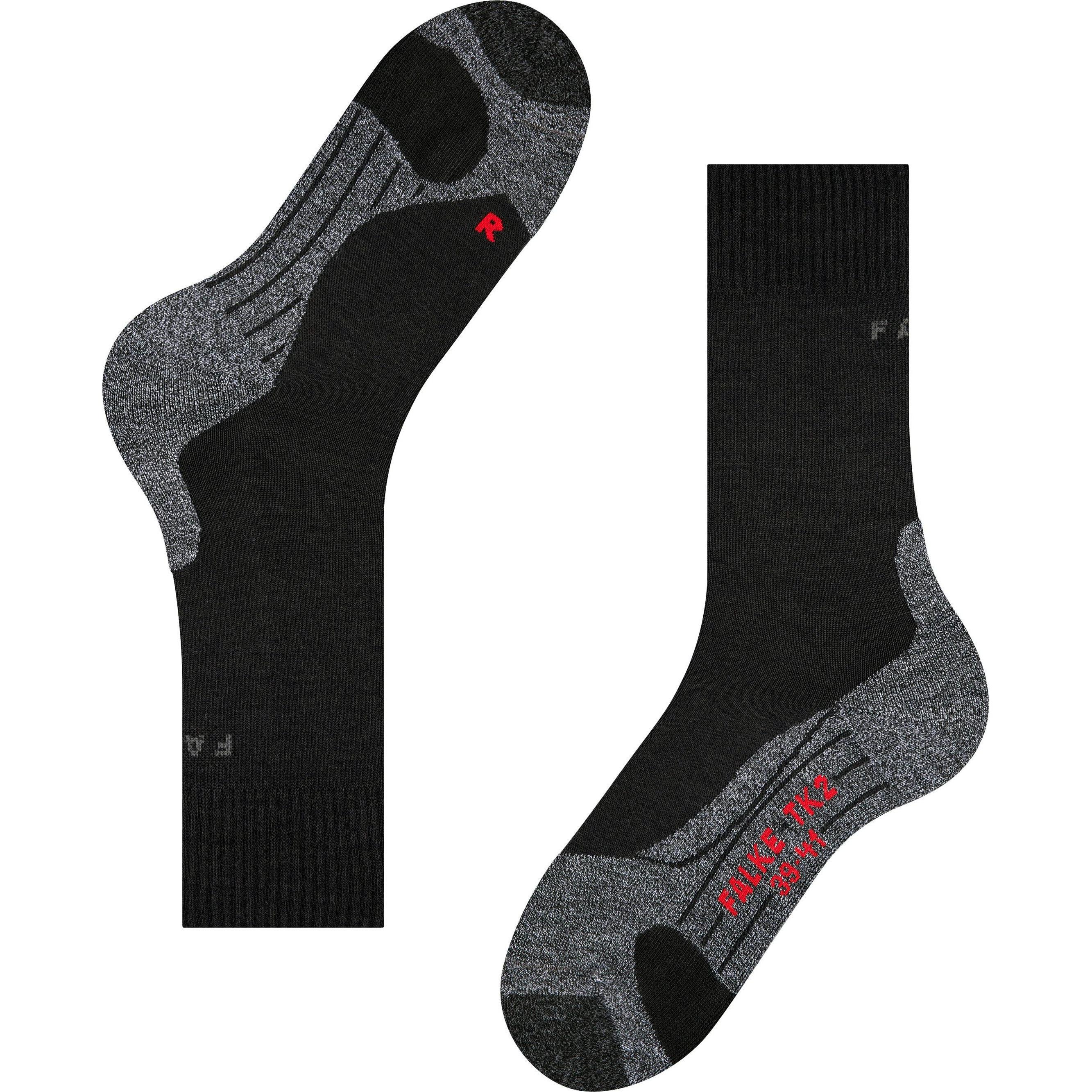 Falke, Damen, Sportsocken, TK2 Women (41 - 42), Schwarz