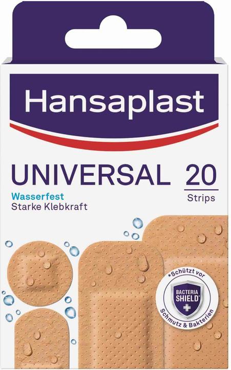 Produktbild Hansaplast Universal Pflaster Wasserfest, 20 St. Pflaster (20 x)