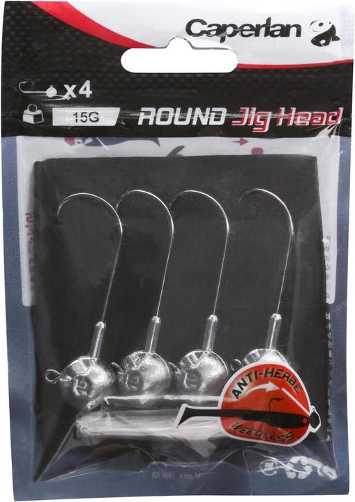 Immagine prodotto Caperlan Testa di piombo tonda per dime 4-pack