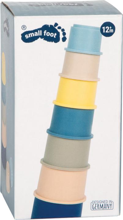 Actual product image small foot Silicone Stacking Cups