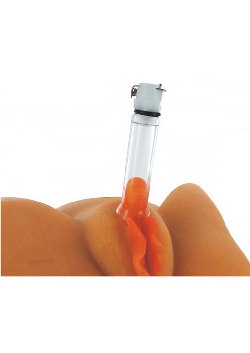 Actual product image Bijoux Indiscrets Clitoral Pumping System with Detachable Acrylic Cylinder